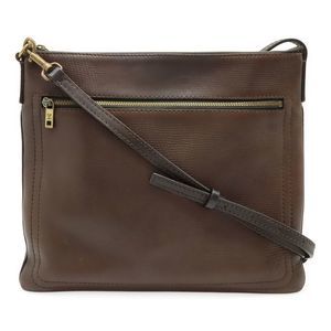 Louis Vuitton Utah Sac Plat Shoulder Bag Diagonal Leather Cafe Brown Dark Brown